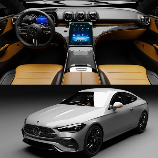 Mercedes-Benz-CLE-Coupe(Rigged)