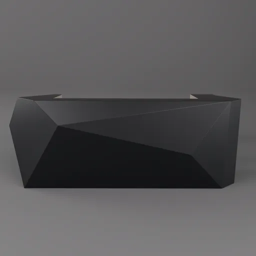 Modern Faceted Reception Desk