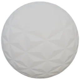 Whiite Pyramid Decor wall