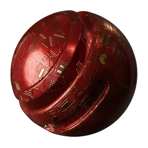 Circuit Board Red