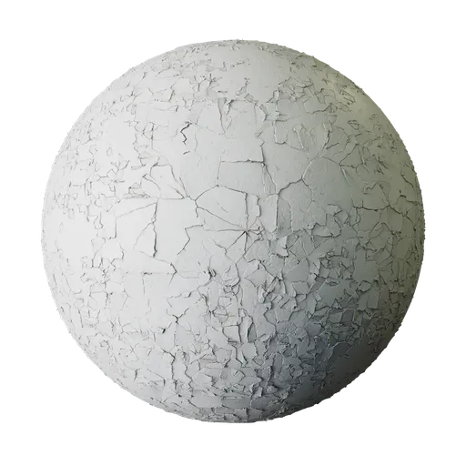 Cracked Speckled White Eggshell