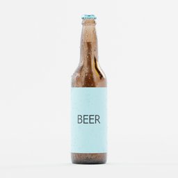 Beer bottle template
