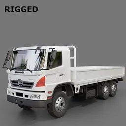 Hino Jumbo Ranger FM 320 Flatbed Truck
