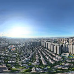 Sunset cloud bluesky building