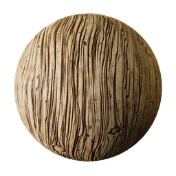 Stylized Golden Driftwood
