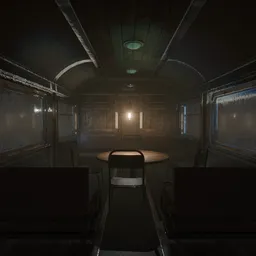 Train interior