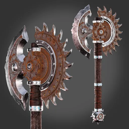 Sawblade War Axe