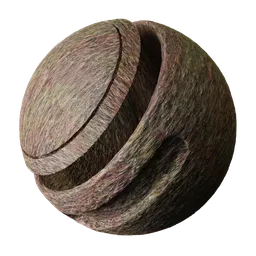 Striped Brown Animal Fur