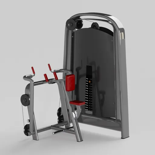 Pin-Selected Seated Mid-Row Machine