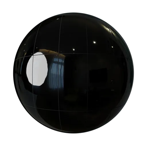 Glossy Black Metal