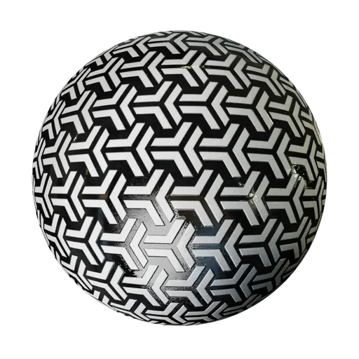 Black and white Ceramic Pattern
