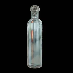 Transparent Glass Water Bottle