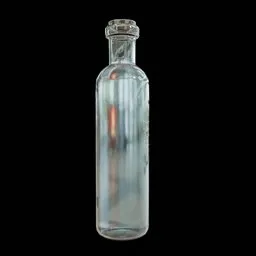Transparent Glass Water Bottle