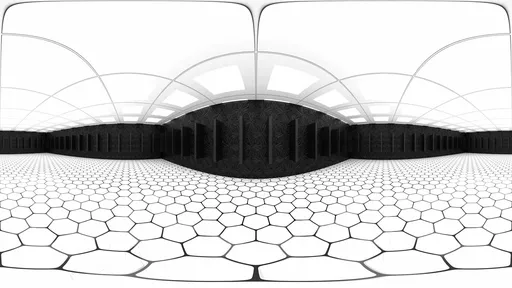 Hexagon Floor Grid Hall