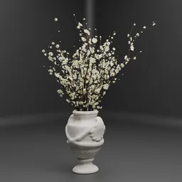 Cherry Blossom Flower Vase