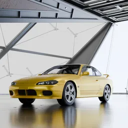 Nissan Silvia In Modern Studio