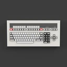 Vintage Computer Terminal Keyboard