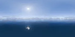 Seascape Cloudy Horizon