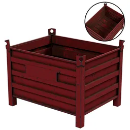 Metal Storage Bin