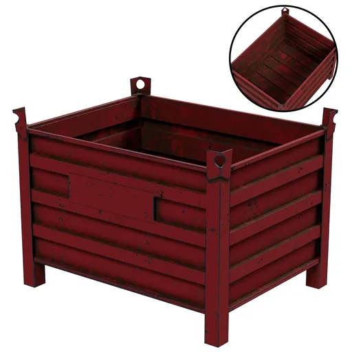 Metal Storage Bin
