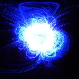 Blue violet star, 8k