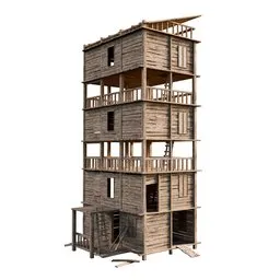 Medieval Timber Tower