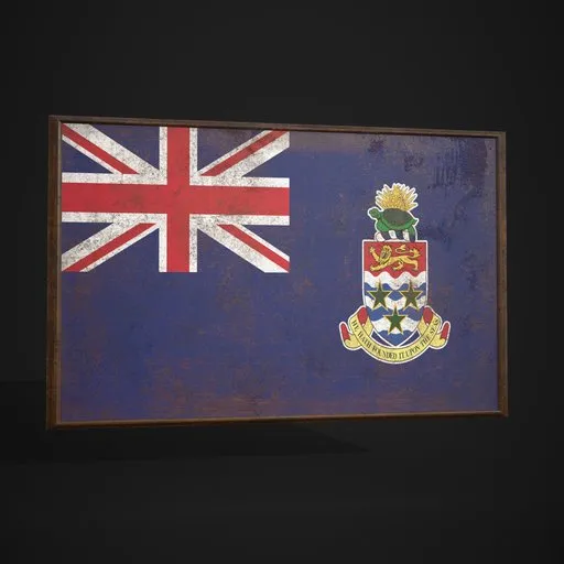 Cayman Islands Flag Picture Frame