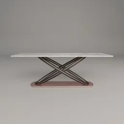 Detailed 3D rendering of a stylish TV console suitable for Blender 3D projects, showcasing clean modern design.