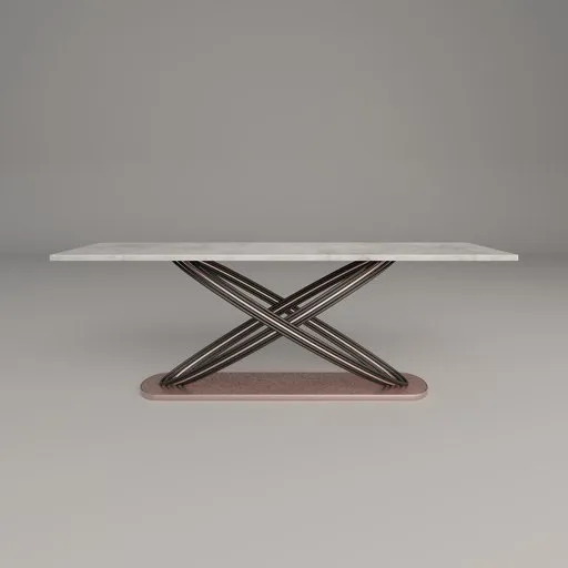Detailed 3D rendering of a stylish TV console suitable for Blender 3D projects, showcasing clean modern design.
