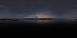 Dramatic Twilight Sunset Landscape