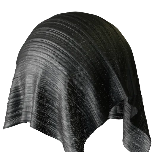Black curtain fabric