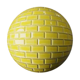 Yellow Beveled Tiles