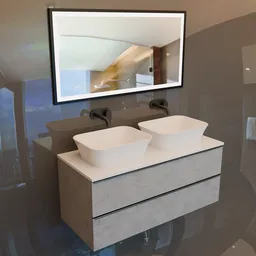 Bathroom furniture set