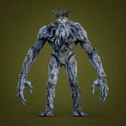 Tree Monster Rigged Animated