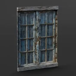 Old window - T -  17