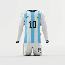 Argentina Soccer Jersey Kit