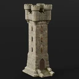 Castle Square Turret
