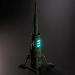 Sci-Fi Orbital Landing Beacon