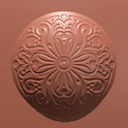 Decorative Ornate Button