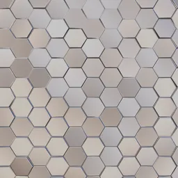 Hexagonal tilted plates