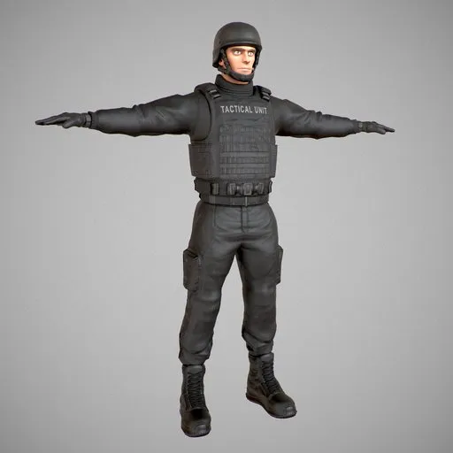 Special Unit Soldier - Game Ready Character