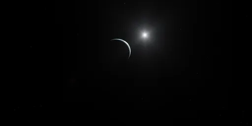 Deep Space Sci-fi Planet Sun