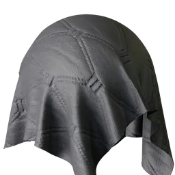 Geometric Grey Velvet