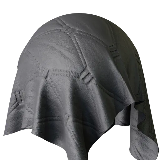 Geometric Grey Velvet