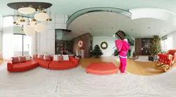 Christmas Living Room Interior