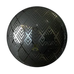 Silver geometeric pattern