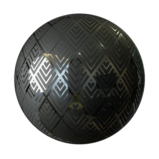 Silver geometeric pattern