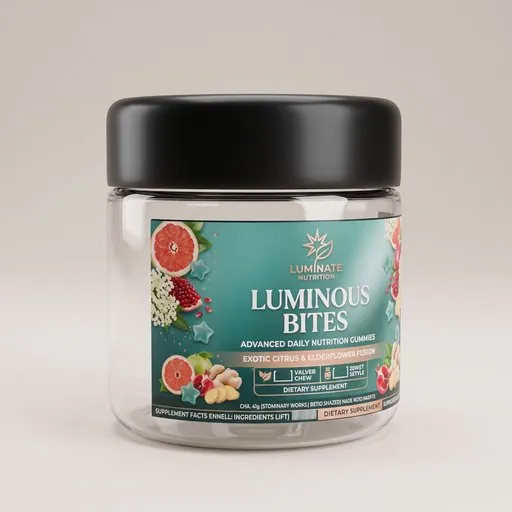 Gummy Supplement Jar