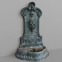 Green street fountain