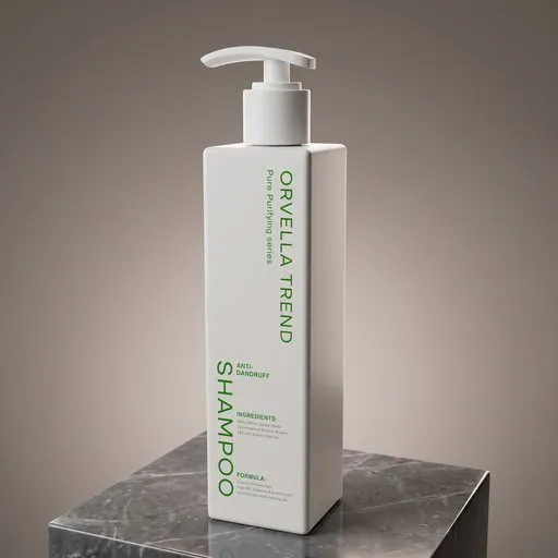Modern Square Shampoo Pump Bottle Mockup
